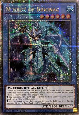 Nekroz of Brionac (Quarter Century Secret Rare) (RA03-EN260) - Quarter Century Bonanza 1st Edition