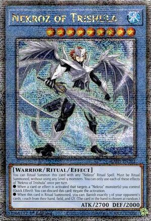 Nekroz of Trishula (Quarter Century Secret Rare) (RA03-EN261) - Quarter Century Bonanza 1st Edition