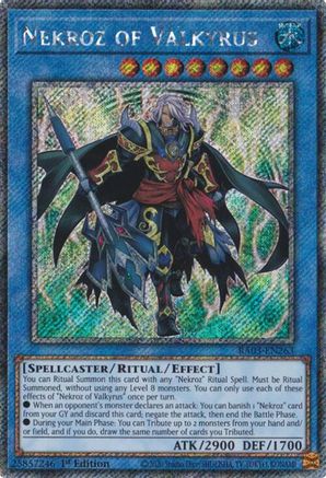 Nekroz of Valkyrus (Platinum Secret Rare) (RA03-EN263) - Quarter Century Bonanza 1st Edition