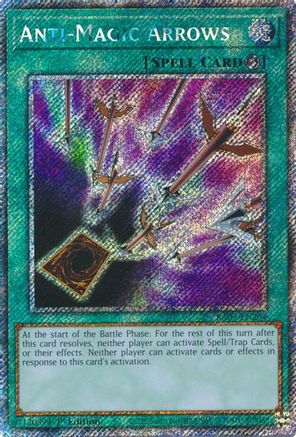 Anti-Magic Arrows (Platinum Secret Rare) (RA03-EN264) - Quarter Century Bonanza 1st Edition