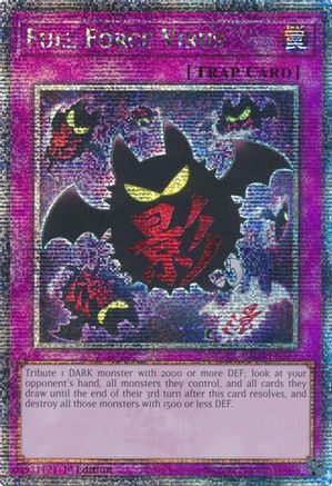 Full Force Virus (Quarter Century Secret Rare) (RA03-EN267) - Quarter Century Bonanza 1st Edition