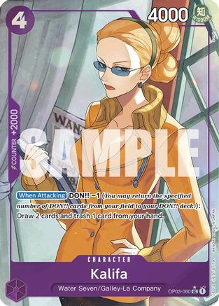 Kalifa (Full Art) (OP03-060) - Premium Booster Foil