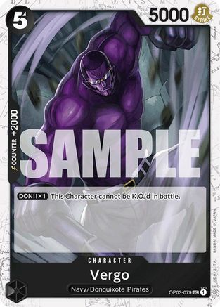 Vergo (Jolly Roger Foil) (OP03-079) - Premium Booster Foil