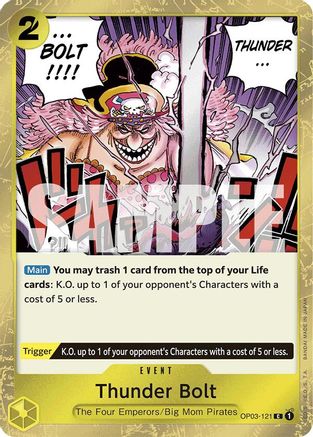 Thunder Bolt (Jolly Roger Foil) (OP03-121) - Premium Booster Foil