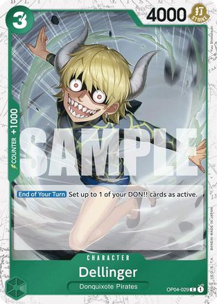 Dellinger (Jolly Roger Foil) (OP04-029) - Premium Booster Foil