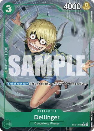 Dellinger (Full Art) (OP04-029) - Premium Booster Foil
