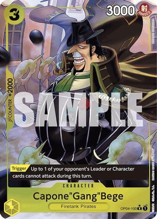 Capone"Gang"Bege (OP04-100) (Full Art) (OP04-100) - Premium Booster Foil