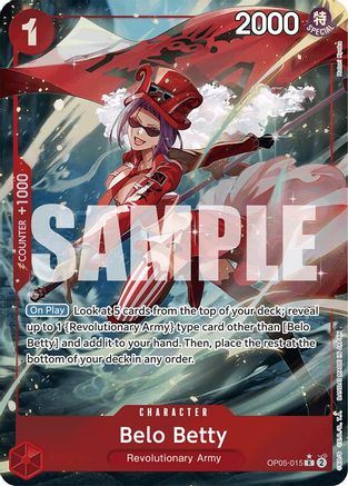 Belo Betty (Full Art) (OP05-015) - Premium Booster Foil