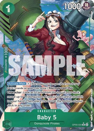 Baby 5 (OP05-034) (Alternate Art) (OP05-034) - Premium Booster Foil