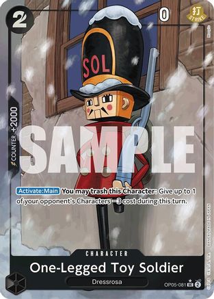 One-Legged Toy Soldier (Full Art) (OP05-081) - Premium Booster Foil