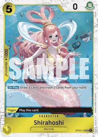 Shirahoshi (OP03-116) (Jolly Roger Foil) (OP03-116) - Premium Booster Foil