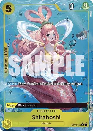 Shirahoshi (OP03-116) (Full Art) (OP03-116) - Premium Booster Foil