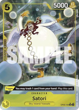 Satori (Full Art) (OP05-105) - Premium Booster Foil