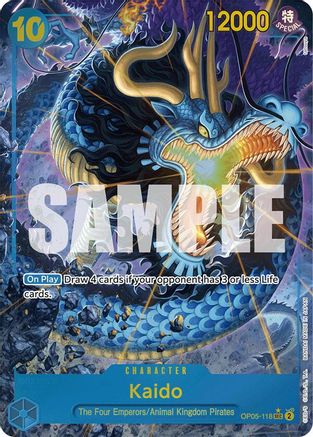 Kaido (OP05-118) (Alternate Art) (OP05-118) - Premium Booster Foil