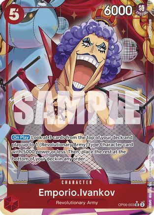 Emporio.Ivankov (Full Art) (OP06-003) - Premium Booster Foil