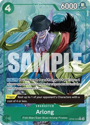 Arlong (Alternate Art) (OP06-023) - Premium Booster Foil