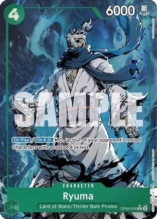 Ryuma (Alternate Art) (OP06-036) - Premium Booster Foil