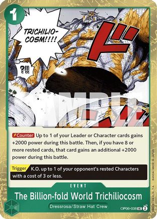 The Billion-fold World Trichiliocosm (Jolly Roger Foil) (OP06-038) - Premium Booster Foil