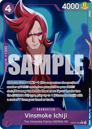 Vinsmoke Ichiji (OP06-060) (Full Art) (OP06-060) - Premium Booster Foil
