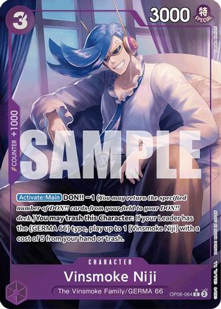 Vinsmoke Niji (OP06-064) (Full Art) (OP06-064) - Premium Booster Foil