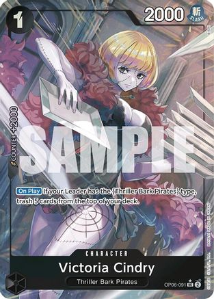 Victoria Cindry (Full Art) (OP06-091) - Premium Booster Foil