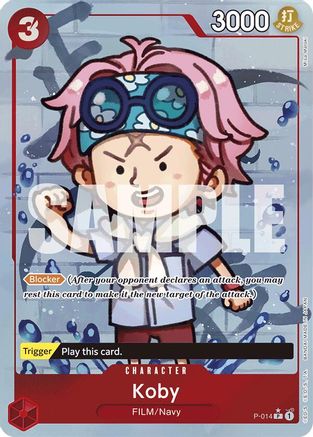 Koby (Full Art) (P-014) - Premium Booster Foil