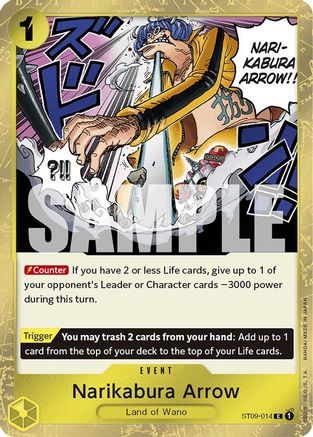 Narikabura Arrow (Jolly Roger Foil) (ST09-014) - Premium Booster Foil