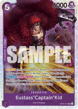 Eustass"Captain"Kid (Reprint) (OP05-074) - Premium Booster -The Best- Foil