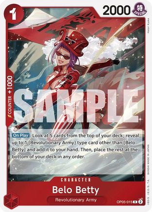 Belo Betty (OP05-015) (Reprint) (OP05-015) - Premium Booster -The Best- Foil