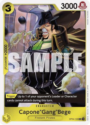 Capone"Gang"Bege (OP04-100) (Reprint) (OP04-100) - Premium Booster -The Best- Foil