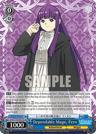 Dependable Mage, Fern (SR) (SFN/S108-E071S SR) - Frieren: Beyond Journey’s End