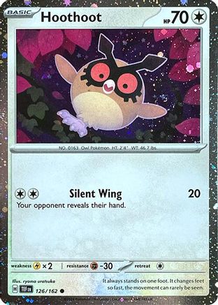 Hoothoot - 126 (Cosmos Holo) 126 - SV Scarlet & Violet Promo Cards Holofoil