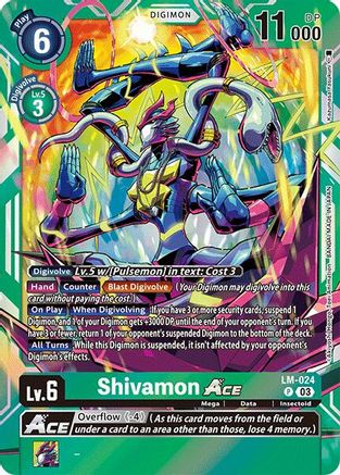 Shivamon ACE (LM-024) - Special Limited Set Foil