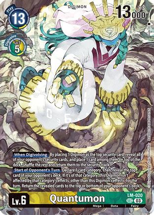 Quantumon (Alternate Art) (LM-020) - Special Limited Set Foil