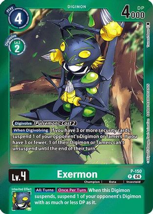 Exermon (Reprint) (P-150) - Special Limited Set Foil
