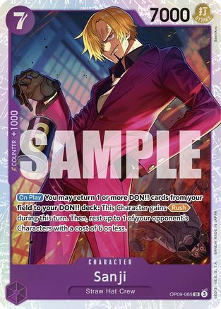 Sanji (065) (OP09-065) - Emperors in the New World Foil