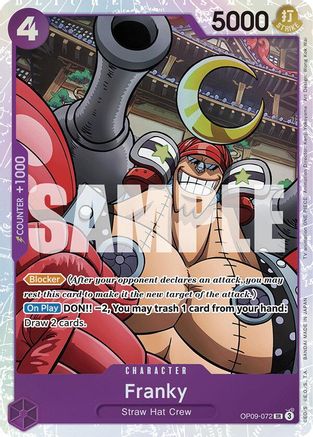 Franky (OP09-072) - Emperors in the New World Foil