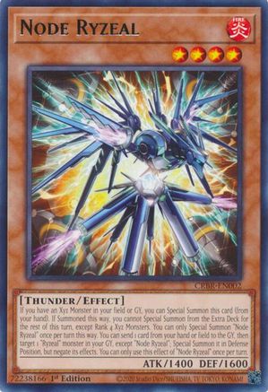 Node Ryzeal (CRBR-EN002) - Crossover Breakers 1st Edition