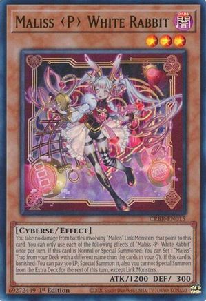 Maliss P White Rabbit (CRBR-EN015) - Crossover Breakers 1st Edition