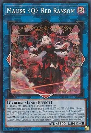 Maliss Q Red Ransom (CRBR-EN018) - Crossover Breakers 1st Edition