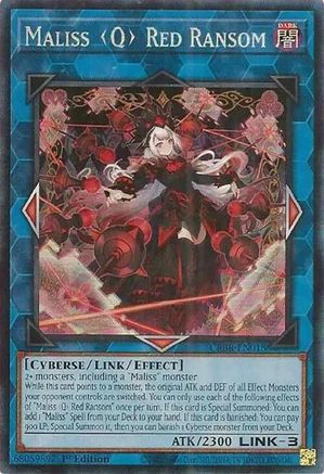 Maliss Q Red Ransom (CR) (CRBR-EN018) - Crossover Breakers 1st Edition