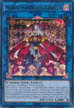 Maliss Q Hearts Crypter (CRBR-EN020) - Crossover Breakers 1st Edition