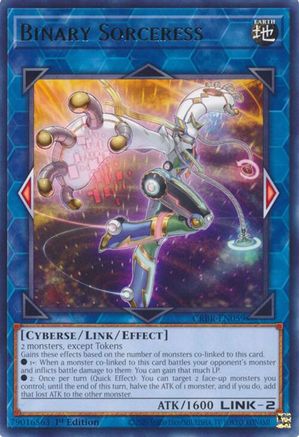 Binary Sorceress (CRBR-EN059) - Crossover Breakers 1st Edition