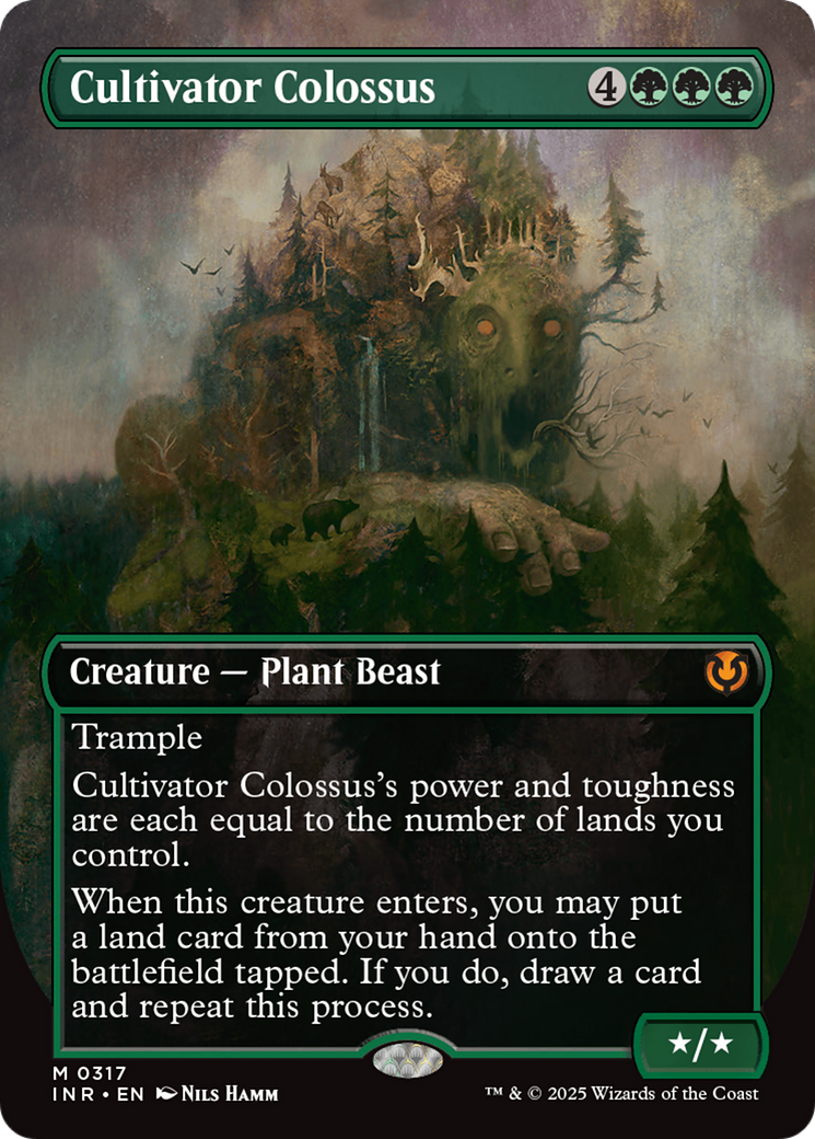 Cultivator Colossus (Borderless) (-317) - Innistrad Remastered Foil