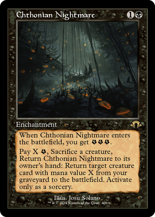 Chthonian Nightmare (MH3-406) - Modern Horizons 3 Foil