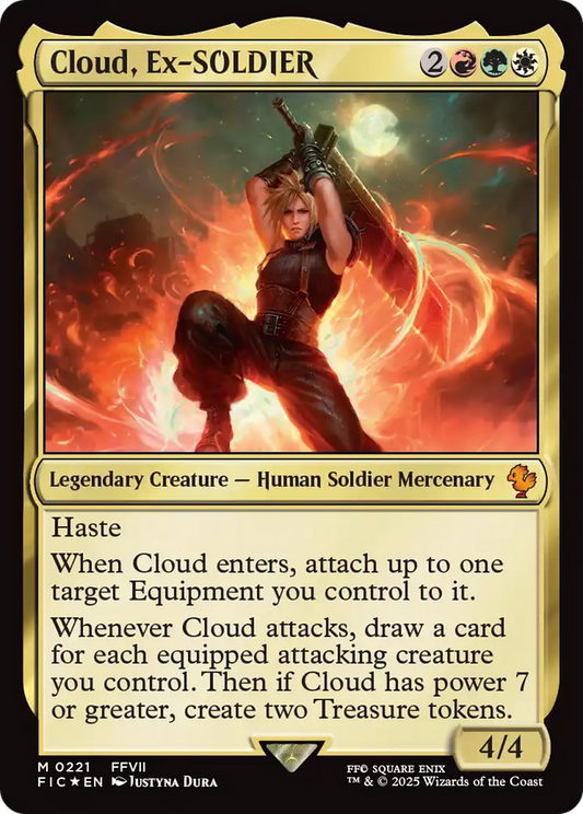 Cloud, Ex-SOLDIER (FIC-221) - Commander: FINAL FANTASY Foil