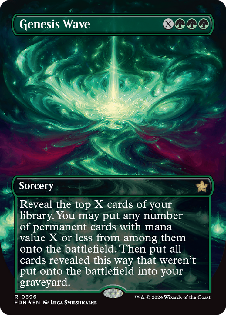 Genesis Wave (FDN-396) - Foundations (Borderless) Foil