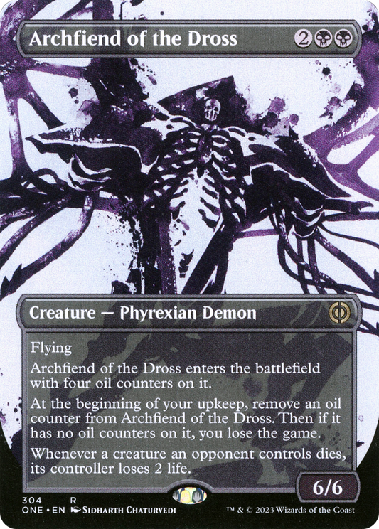 Archfiend of the Dross Borderless  304