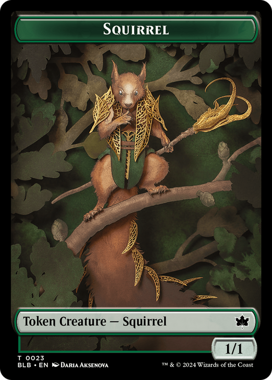 Squirrel (TBLB-023) - Bloomburrow Tokens Foil