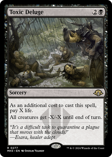 Toxic Deluge (MH3-277) - Modern Horizons 3 Foil